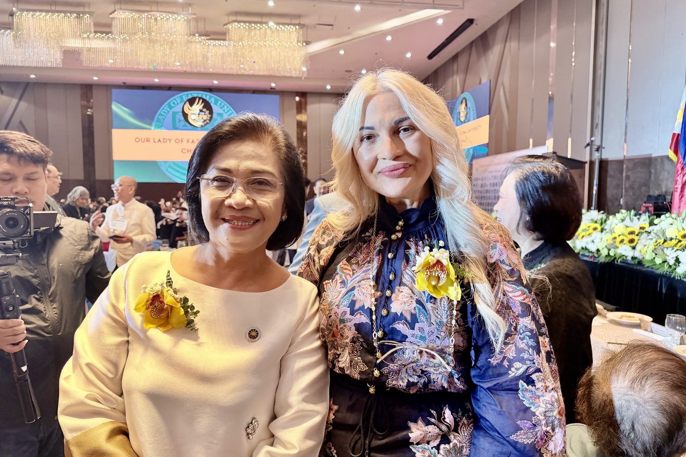 Dr. Shirley C. Agrupis, Chairperson of the Commission on Higher Education, with Dr. Ingrid Ursua at PACUCOA&rsquo;s 36th Annual General Assembly, Quezon City